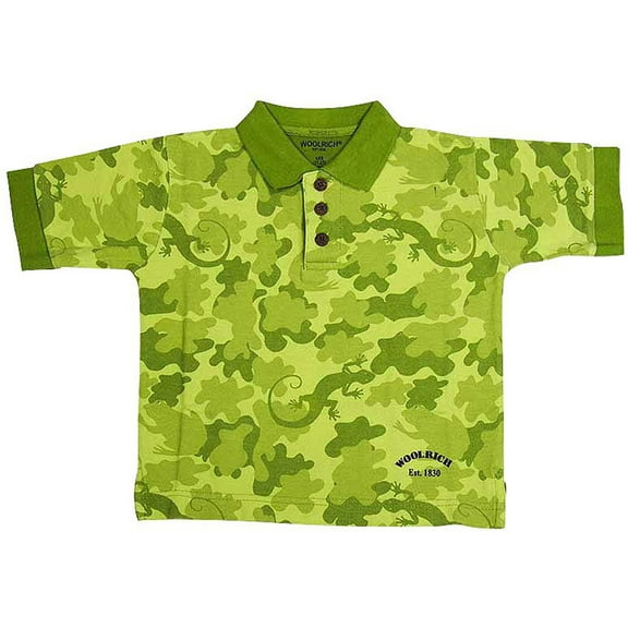 Woolrich - Little Boys Short Sleeve Pique Polo 11695-2/3 (camo green)