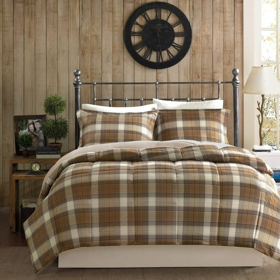 Woolrich Lumberjack Down Alternative Comforter Mini Set, Full/ Queen, Multi