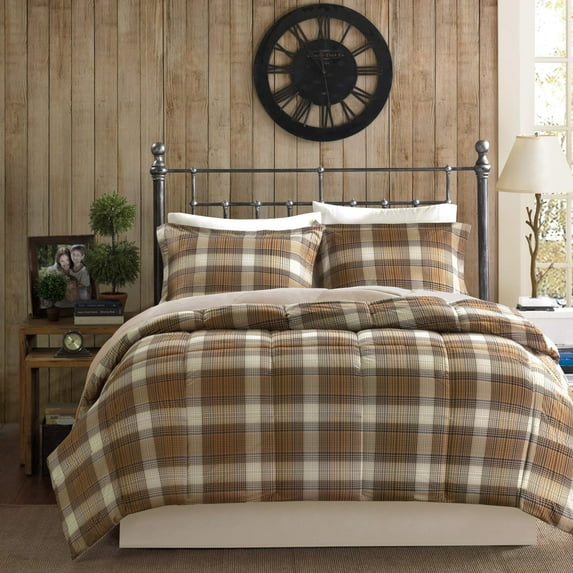 Woolrich Lumberjack Down Alternative ComforterMini Set, King, Multi