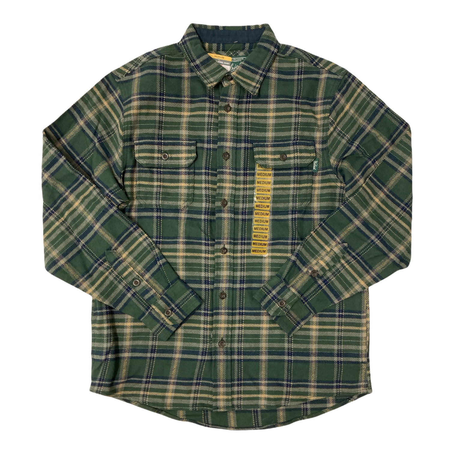 美品 GREENCLOTHING WOOL FLANNEL SHIRTS GREEN CLOTHING グリーンクロージング】WOOL FLANNEL SHIRTS