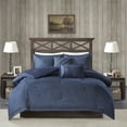 thumbnail image 1 of Woolrich Perry Oversized Denim Comforter Set, 1 of 5