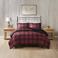 thumbnail image 1 of Woolrich Red Buffalo Check 3 Piece Comforter Set, King, 1 of 5