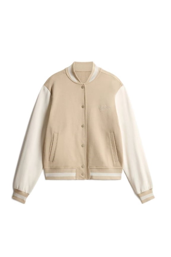 Two-Tone Woorlich Jacket With Ribbed Collar (Women's)