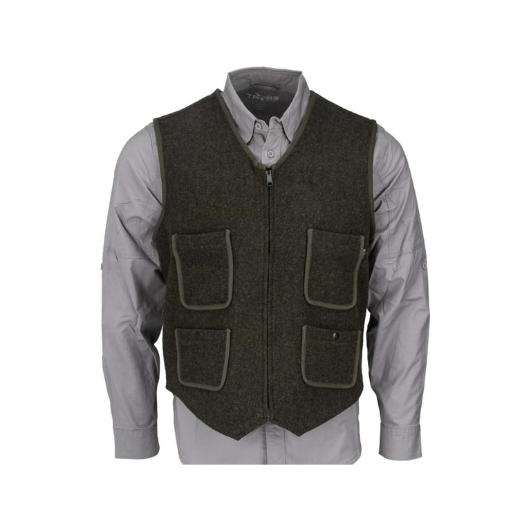 Woolrich Utility 12 Full Zip Vest, Olive Green, L - Walmart.com