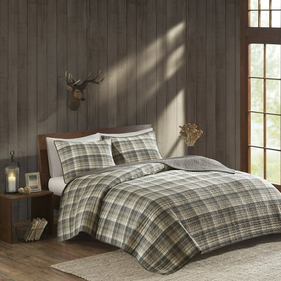Woolrich WR14-1787 Tasha Quilt Mini Set Full/Queen Tan,Full/Queen