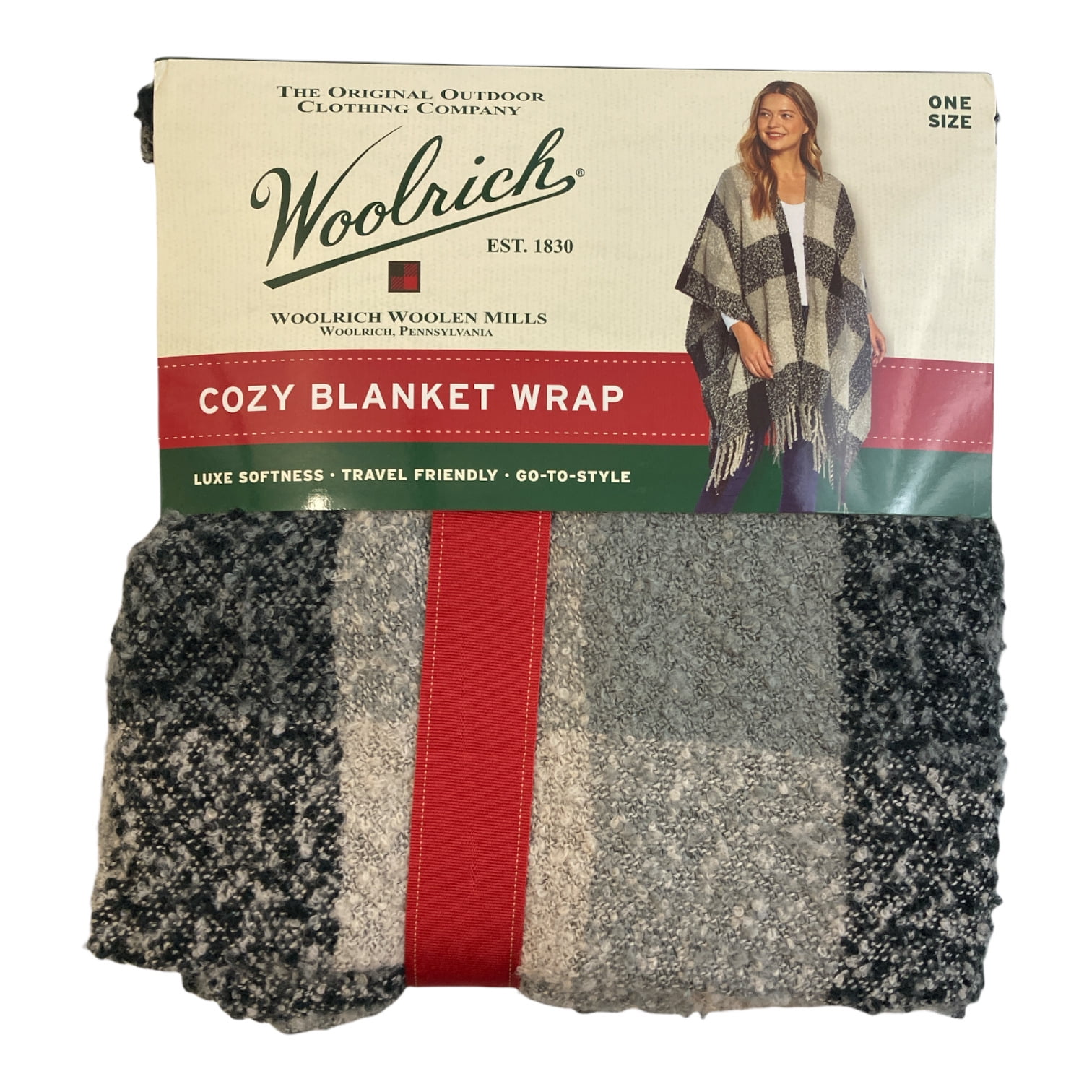 WOOLRICH ブランケット 希少なウールを贅沢に使用したウールリッチの新作ケープで、プラスαの