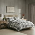 thumbnail image 1 of Woolrich Woodsman Softspun Down Alternative Comforter Mini Set, Full/Queen, Grey, 1 of 12