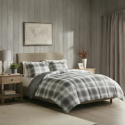 Woolrich Woodsman Softspun Down Alternative Comforter Mini Set, Full/Queen, Grey