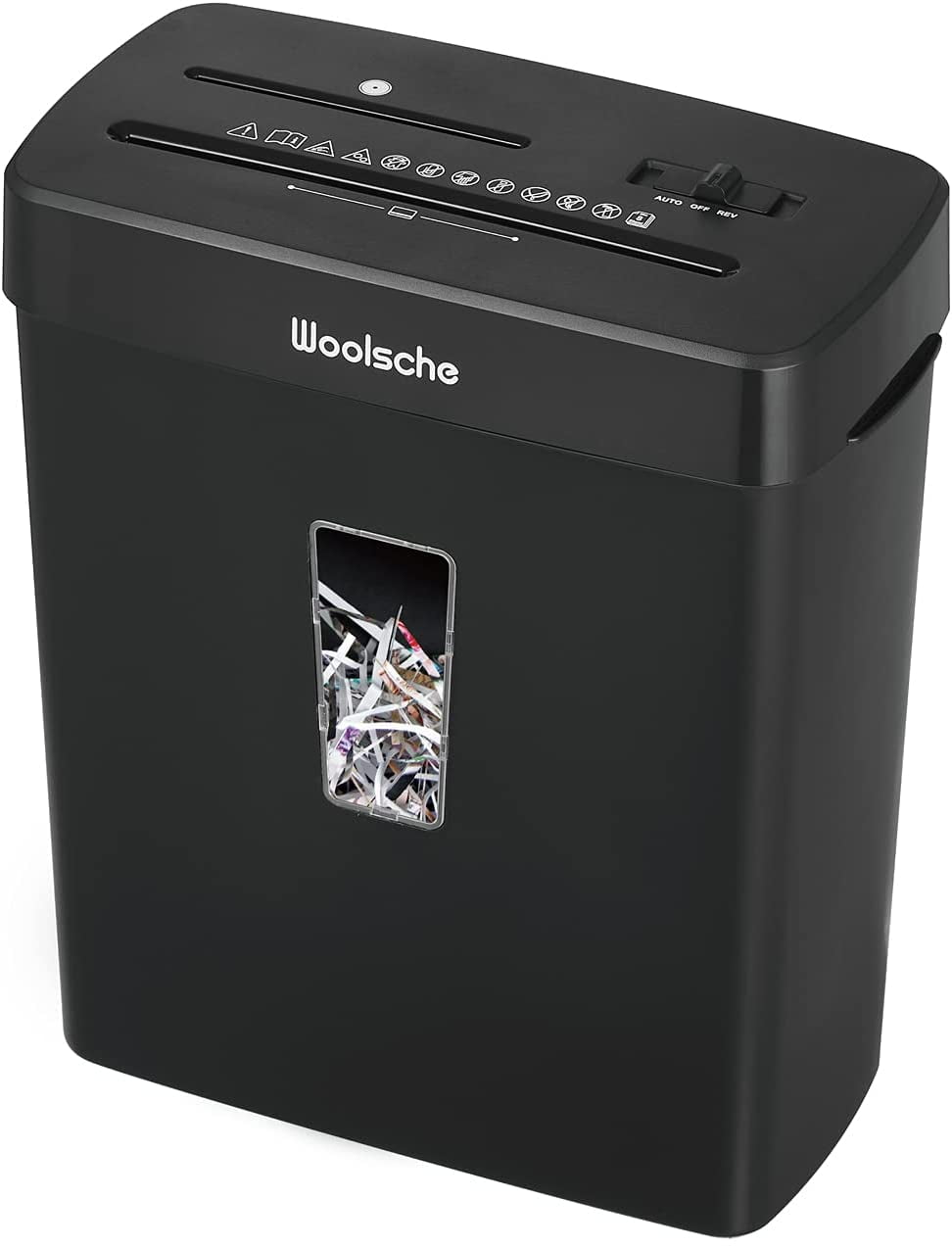 10-Sheet Cross-Cut Paper Shredder, P-4 Security, CD & Card Shredder ...