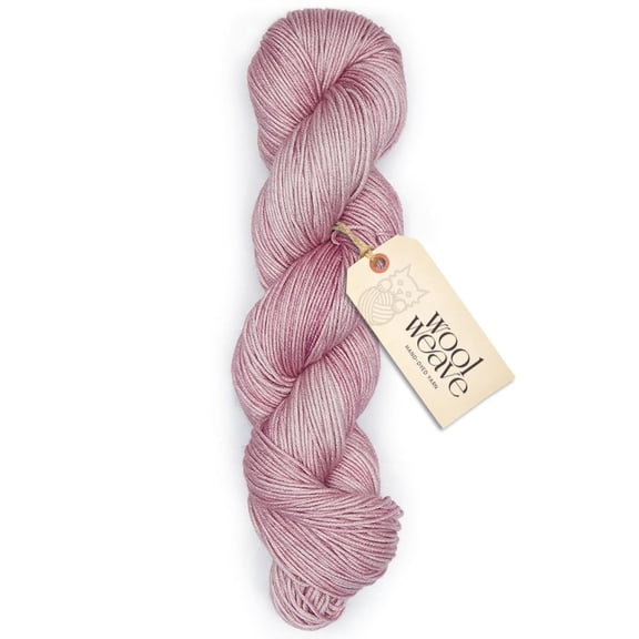 Woolweave Superwash Merino Wool Yarn - Hand-Dyed DK Weight, 100g, 240 Yards - Pink Sandstone