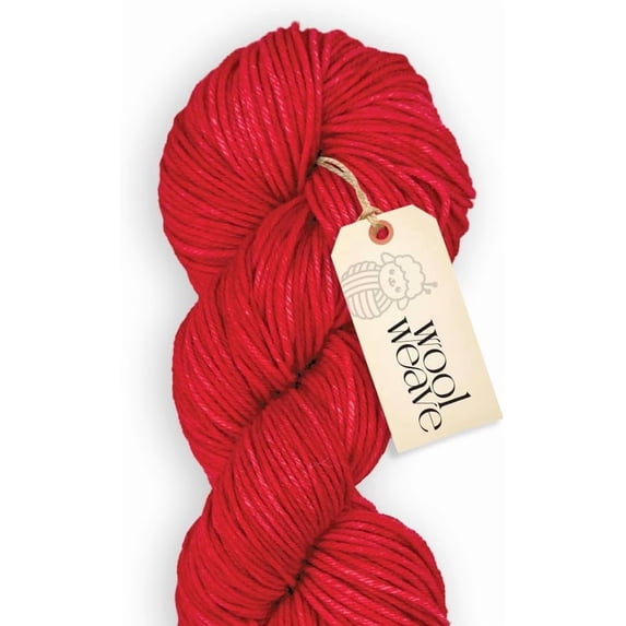 Woolweave Worsted Weight Yarn - 100% Extrafine Merino Wool Yarn for ...