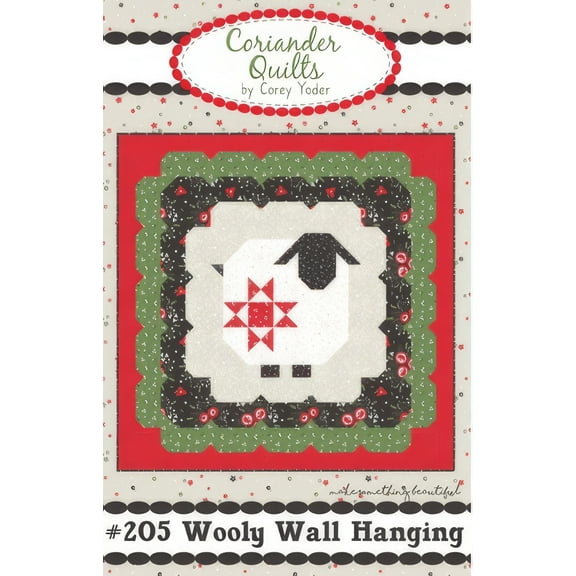 Wooly Wall Hanging Pattern by Coriander Quilts
