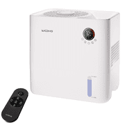 Wooohoo Humidifiers for Bedroom, 5L Quiet Mist-Free Humidifier With Aroma Diffuser, 14H Timer, Remote, Humidistat, 5 Speed, No White Dust, Evaporative Humidifier for Baby, Plants, Home, Office