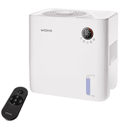 Wooohoo Humidifiers for Bedroom, 5L Quiet Mist-Free Humidifier With Aroma Diffuser, 14H Timer, Remote, Humidistat, 5 Speed, No White Dust, Evaporative Humidifier for Baby, Plants, Home, Office