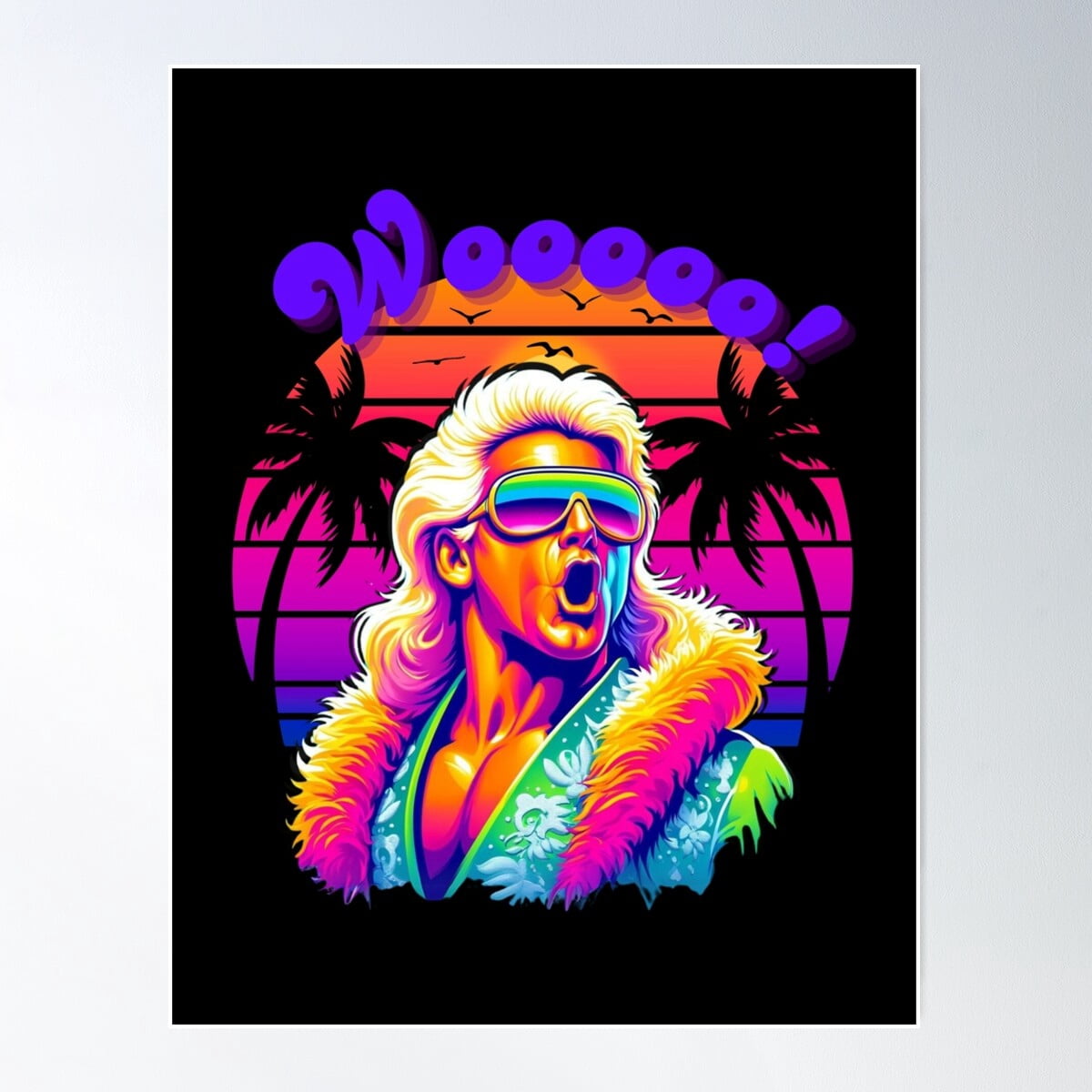 Photo inspiration: Fresh Look at Wooooo Energy Statement Summer Vibes Poster Wall Art Modern Wall