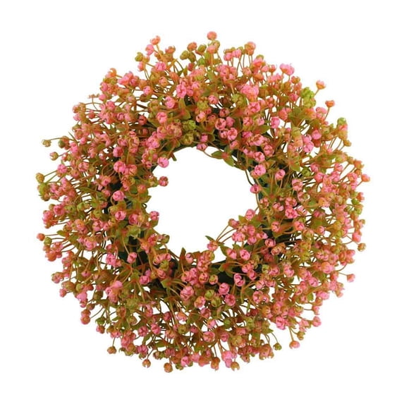 Wooowa Christmas Artificial Wreath with Realistic Foliage for Door Window Wall Indoor Outdoor Holiday Home Decor