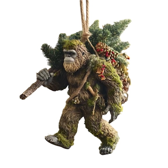 Wooowa Christmas 2D Ornaments, Festive Novelty Hanging Decor for Xmas Tree & Home