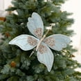 thumbnail image 1 of Wooowa Christmas Faux Butterfly Ornaments, 2.36Inch Festive Decor for Xmas Trees, Wreaths, Window Sills & Holiday Shelves, 1 of 6