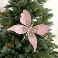 thumbnail image 1 of Wooowa Christmas Faux Butterfly Ornaments, 2.36Inch Festive Decor for Xmas Trees, Wreaths, Window Sills & Holiday Shelves, 1 of 6