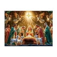 thumbnail image 1 of Wooowa Christmas Nativity Scene Starry Sky Backdrop Banners, Festive Holiday Decor for Christmas Eve Displays, 1 of 8