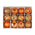 thumbnail image 1 of Wooowa Christmas Painted Ball Ornament Set in Box for Tree Hanging Holiday Home Party Decoration 2.4 Inch, 1 of 6