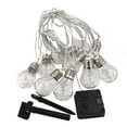 thumbnail image 1 of Wooowa Christmas Solar String Light Set with 10 LED Filament Bulbs for Garden Patio Party Decor Waterproof, 1 of 9