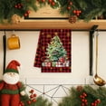 thumbnail image 1 of Wooowa Christmas Towels Set, Kitchen/Bathroom Hand Towels, Face Towels & Bath Towels for Holiday, 1 of 8