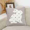 thumbnail image 1 of Wooowa Easter Bunny Egg Double Sided Pillow, Soft Cushion for Sofa Bed Headrest, Festive Holiday Gift for Living Room Office, 1 of 6