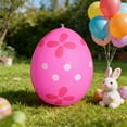 thumbnail image 1 of Wooowa Easter PVC Inflatable Egg Decor, Outdoor Indoor Blow Up Ornament for Yard Garden Home, Spring Holiday Scene Decoration Accessory, 1 of 6