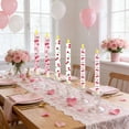 thumbnail image 1 of Wooowa Easter Simulated LED Candle Lamp with Remote Control, for Party Atmosphere Fake Wax Tear Stem Decor Use, 1 of 8
