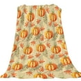 thumbnail image 1 of Wooowa Halloween Flannel Throw Blanket 39.4x27.6 Inch Pumpkin Print for Sofa Bed Lightweight Warm Cozy Decor, 1 of 6