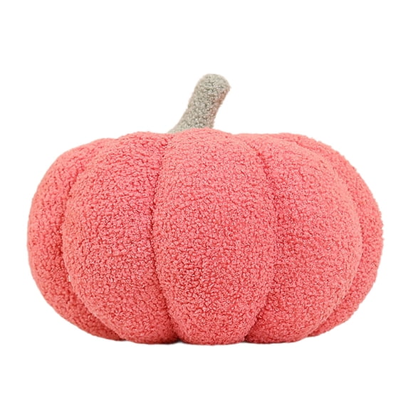 Wooowa Halloween Pumpkin Shaped Throw Pillow Plush 7.9x4.7 Inch for Sofa Bed Couch Fall Decor