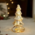 thumbnail image 1 of Wooowa Sparkling Glass Christmas Tree Table Centerpieces Decor with LED Lights , Xmas Tree Decorations for Home, Mantel, Shelf, Tabletop, 1 of 6