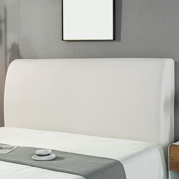 Wooowa Stretchy Bed Headboard Cover - Dustproof Protector, Universal Fit for 1.5m & 1.8m Beds Home Use