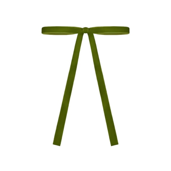 Wooowa Velvet Bows for Christmas Tree - 48Pcs Vintage Ribbon Bows for Tree Decorations, 11.4*4.8 inches Bows for Garland, Wreath, Fireplace, Door, Gift Wrapping, Holiday Decor