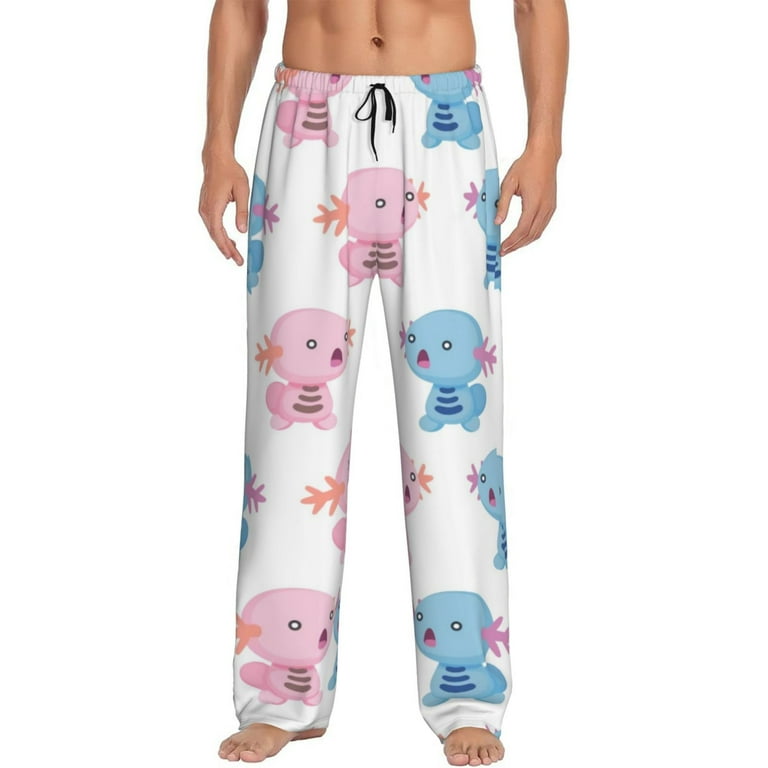 Wooper Pajama Pants for Men, Super Soft All over Print Lounge