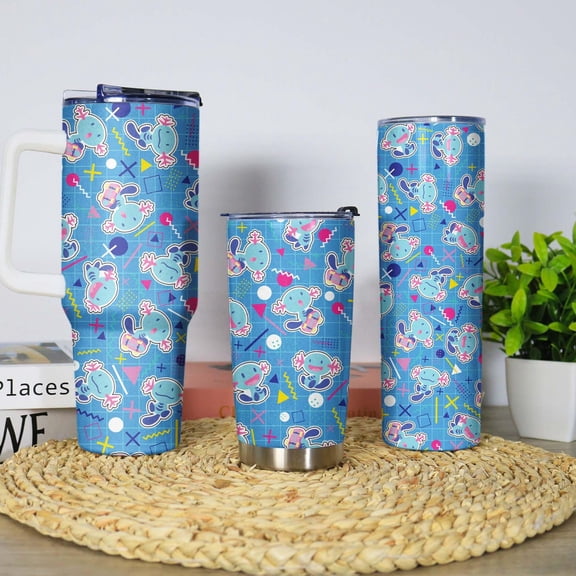 Wooper Stainless Steel Tumbler, 40oz Insulated Cup with Lid, Cute Stainless Steel Tumbler Travel Mug, Wooper Mug Gift