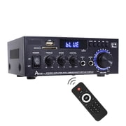Woopker AK45 Pro Amplifier Max Output 820W Channel 2.0 Bluetooth AMP HiFi Digital Stereo Receiver for Home RVs