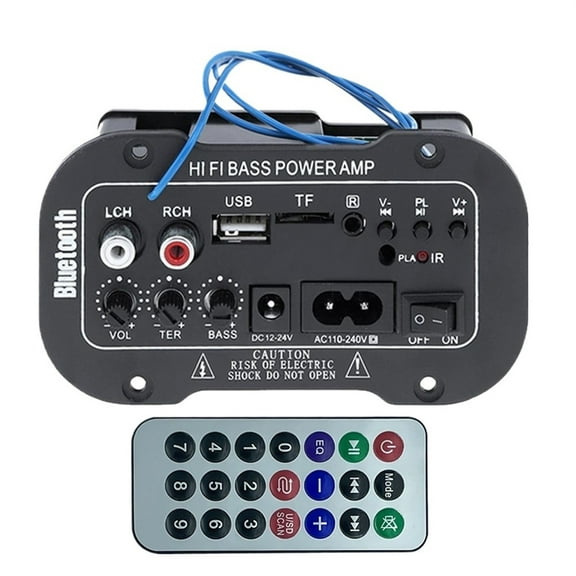 Woopker Digital Amplifier Decoder Board 25-30W Amplifier DIY USB FM Radio TF Player Subwoofer ,Multiple inputs