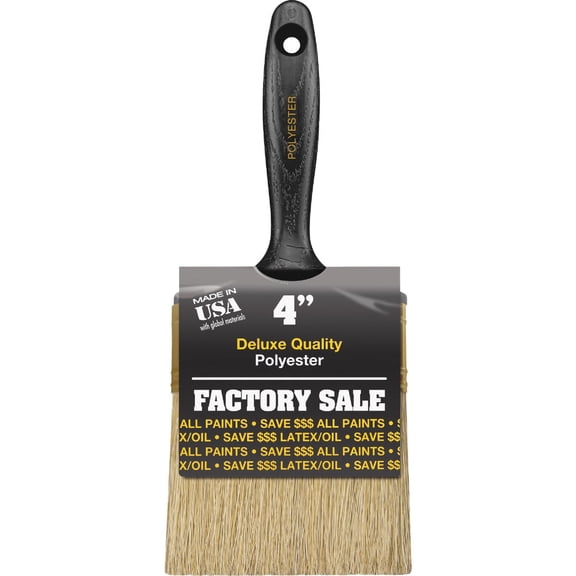 Wooster 4 in. W Flat Polyester Paint Brush