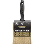 Wooster Brush 4IN P3974-4 Factory Sale Polyester Paintbrush, 4-Inch, 4 Inch, Black,gold