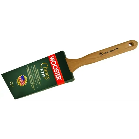 Wooster 4410-2 1/2 Chinex FTP Chinex Angle Sash Brush 2-1/2 Inch, Each