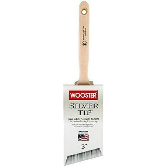 Wooster 5221-3 3" Silver Tip Angle Sash Paintbrush
