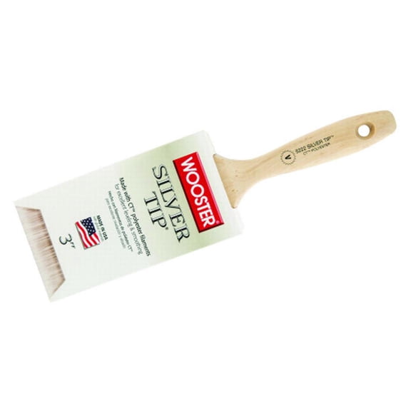 Wooster 5222-3 Silver Tip Soft Polyester Varnish Brush 3 Inch, Each