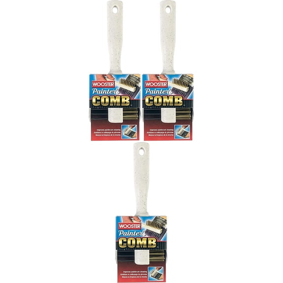 Wooster Brush 1832/1831 1832 Painter's Comb/Wire Brush Pack of 3