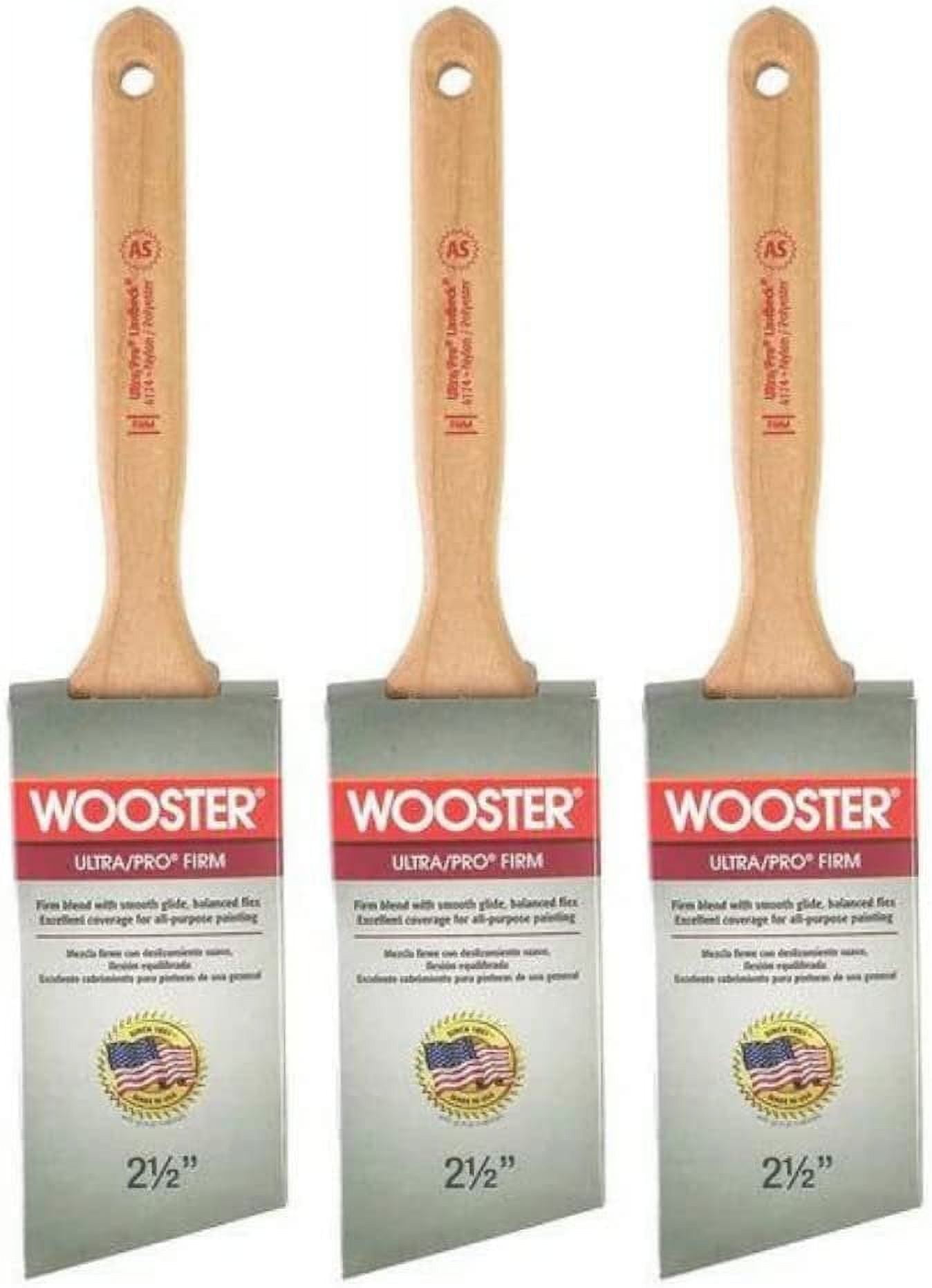 Wooster Brush 4174-21/2 ANG SASH Brush 2.5IN Paintbrush, 2-1/2