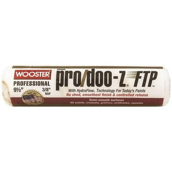 Wooster Brush 7127426 9.5 x 0.37 in. Cover Paint Roller