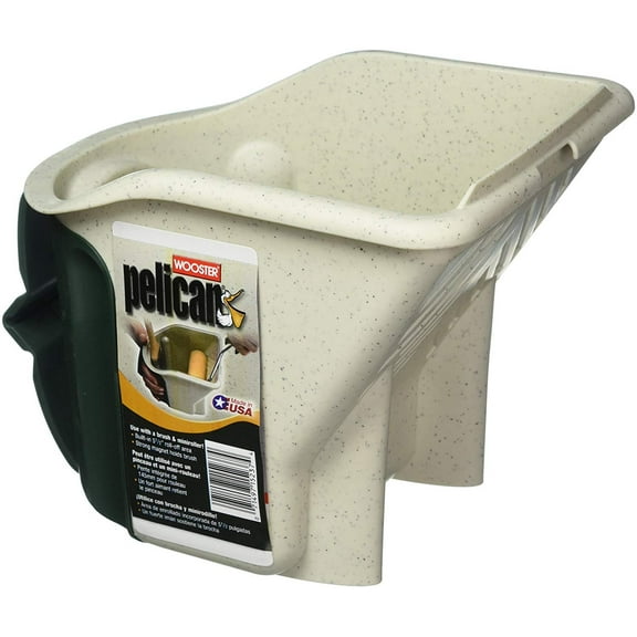 Wooster Pelican Hand Held Brush Pail - 1 Qt Capacity - Single Piece