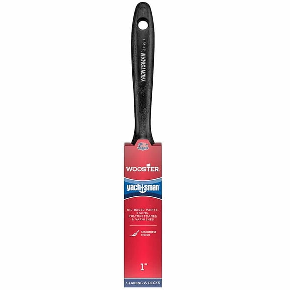 1" Wooster Z1120 Yachtsman Flat Sash Varnish Paint Brush