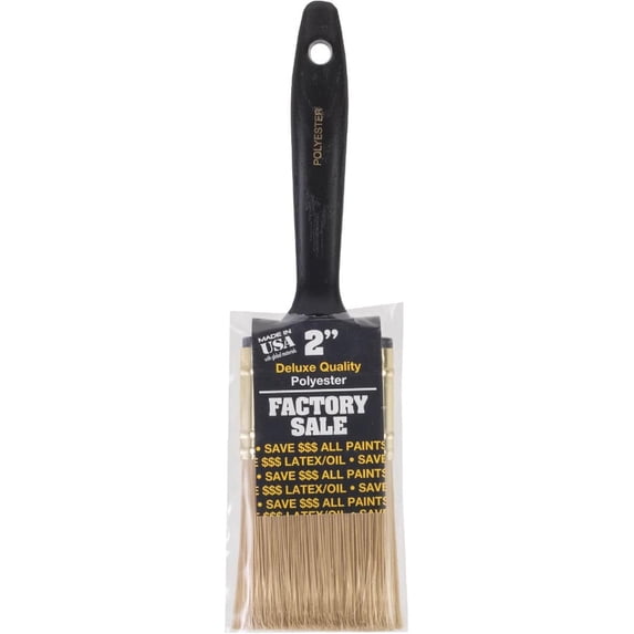 Wooster Brush P3972-2 Factory Sale Polyester Paintbrush, 2-Inch , Gold